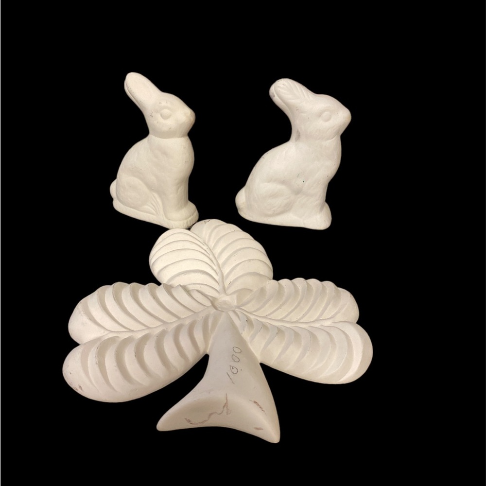 Bisque Ceramic bundle of 3 beautiful pieces, Visit In stock Brand: TS Originals,